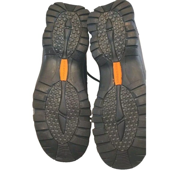 Rockport Elmbridge Mens Size 8.5M Brown Black Leather and Textile Lace-Up Boots - Picture 10 of 10